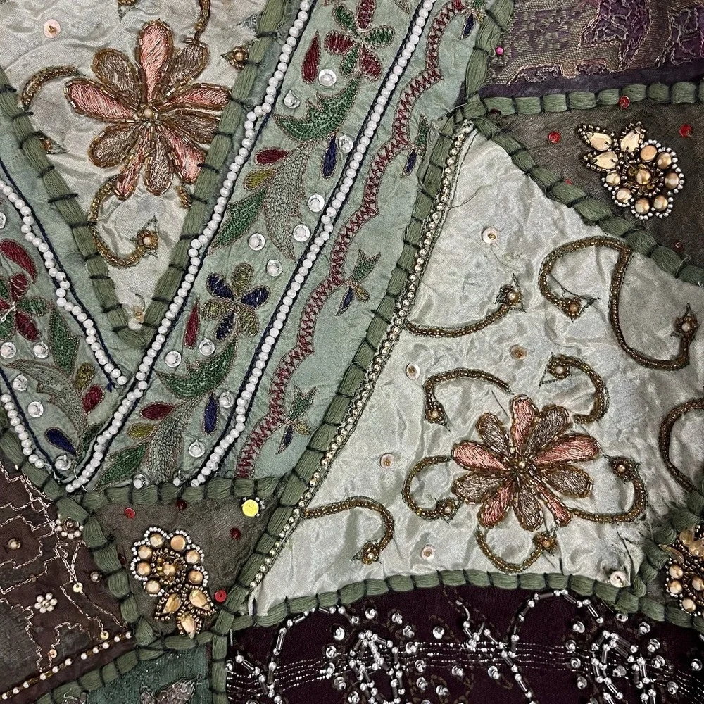 Tapestry Wall Art Hand Crafted Ethnic Beaded